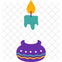 Candle Flame Holder Icon