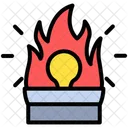 Glowing Lamp Relaxation Light Icon
