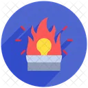 Glowing Lamp Relaxation Light Icon