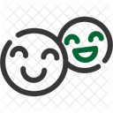 Gluck Freude Zufriedenheit Symbol