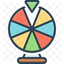 Gluck Rad Lotterie Symbol