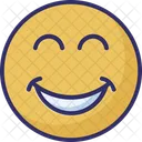 Glucklich Verblufft Emoticon Emoticons Symbol