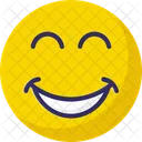 Glucklich Verblufft Emoticon Emoticons Symbol