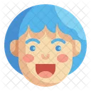 Glucklich Lacheln Emoji Icon