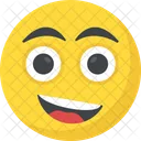 Glucklich Uberrascht Emoticon Symbol