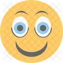 Glucklich Uberrascht Emoticon Symbol