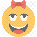 Glucklich Uberrascht Emoticon Symbol