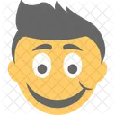 Glucklich Uberrascht Emoticon Symbol