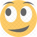 Glucklich Uberrascht Smiley Symbol