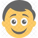 Glucklich Uberrascht Emoticon Symbol