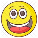 Gluckliches Emoji Glucklicher Ausdruck Emotag Symbol