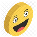 Gluckliches Emoji Emoticon Emotag Symbol