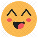 Glückliches Emoji  Symbol