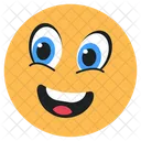 Glückliches Emoji  Symbol