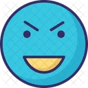 Glucklich Nickend Emoticons Symbol