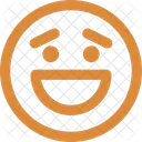 Glucklich Anbetend Lachend Symbol