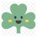 Gluckliches Koriandergesicht Emoticon Emotion Symbol