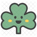 Gluckliches Koriandergesicht Emoticon Emotion Symbol