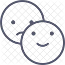 Glucklich Traurig Symbol