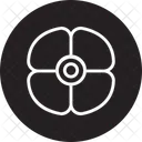 Glückliche Blume  Symbol
