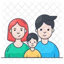 Glückliche Familie  Symbol