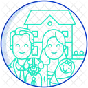 Glückliche Familie  Symbol