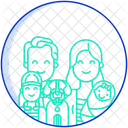 Glückliche Familie  Symbol