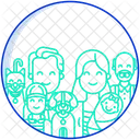 Glückliche Familie  Symbol