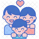 Glückliche Familie  Symbol