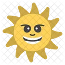 Frohliche Sonne Emoji Emoticon Symbol