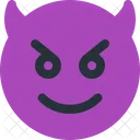 Glucklich Teufel Emoji Symbol