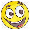 Gluckliches Emoji Glucklicher Ausdruck Emotag Symbol