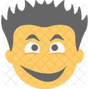 Glucklich Uberrascht Emoticon Symbol