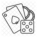 Glücksspiel  Symbol