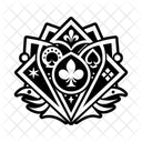 Glucksspielkarten Wahrsagen Tarot Symbol