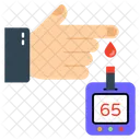 Glucometer Sugar Test Diabetes Icon