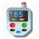 Blood Glucose Meter Glucometer Diabetes Machine Icon