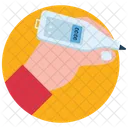 Glucometer Blood Test Medical Device Icon