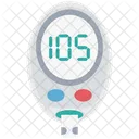 Glucose Meter Blood Glucose Monitoring Medical Device Icon