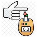 Glucometer Sugar Test Machine Blood Checker Icon