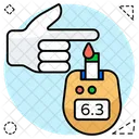 Glucometer Sugar Test Machine Blood Checker Icon