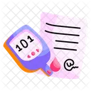 Glucometer Sugar Test Machine Blood Checker Icon