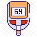 Glucometer Sugar Test Diabetes Icon