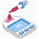 Glucometre Sang Glucose Icône