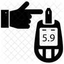 Glucometre Test De Sucre Surveillance Du Glucose Icône