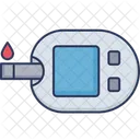 Glucose Meter Diabetes Sugar Blood Level Icon