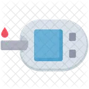 Glucose Meter Diabetes Sugar Blood Level Icon