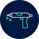 Glue Gun Neon Glow Icon
