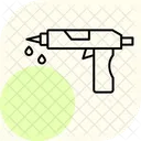 Glue Gun Minimal Outline Icon