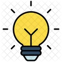 Die Glühbirne  Symbol